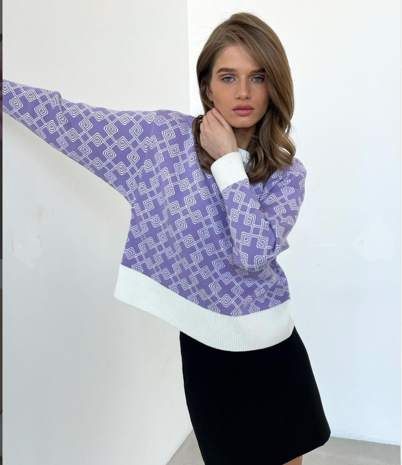 Spring Autumn Popular Sweater Jacquard