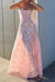 Pink Lace Corset Cami Dress