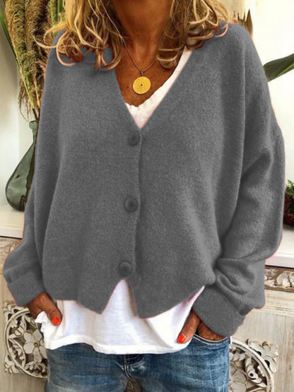 Women's Fashion Loose Sweater Cardigan