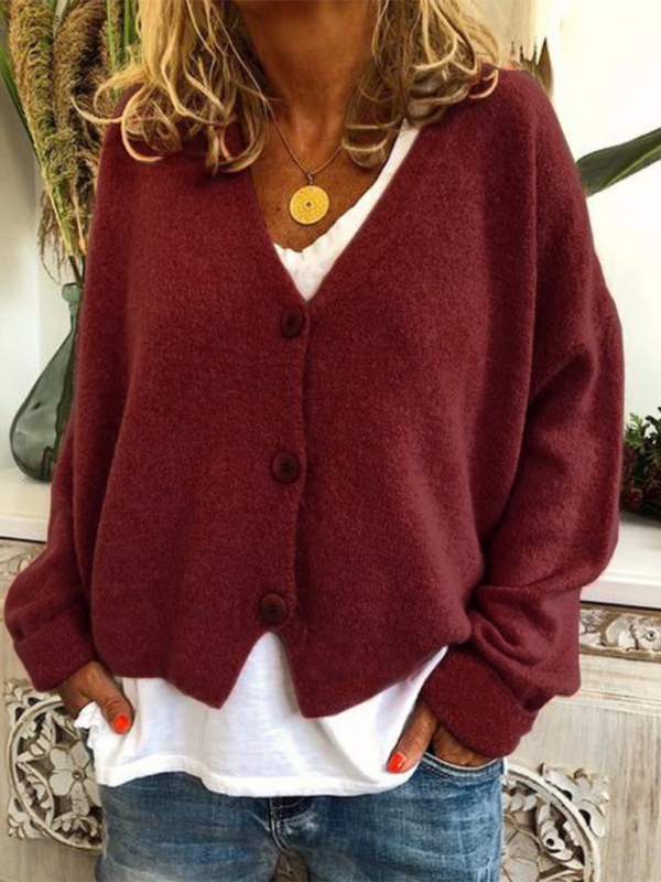 Women's Fashion Loose Sweater Cardigan