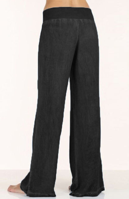 Women's Thin Denim Wide-Legged Pants Pants