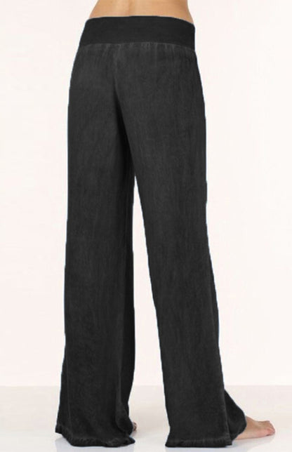 Women's Thin Denim Wide-Legged Pants Pants