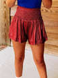 New Casual Sports Women's Shorts Loose Elastic Waist Drape Glitter Pants