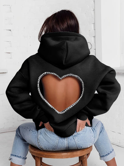 Women's Pullover Hooded Loose Fit Women's Sweatshirt