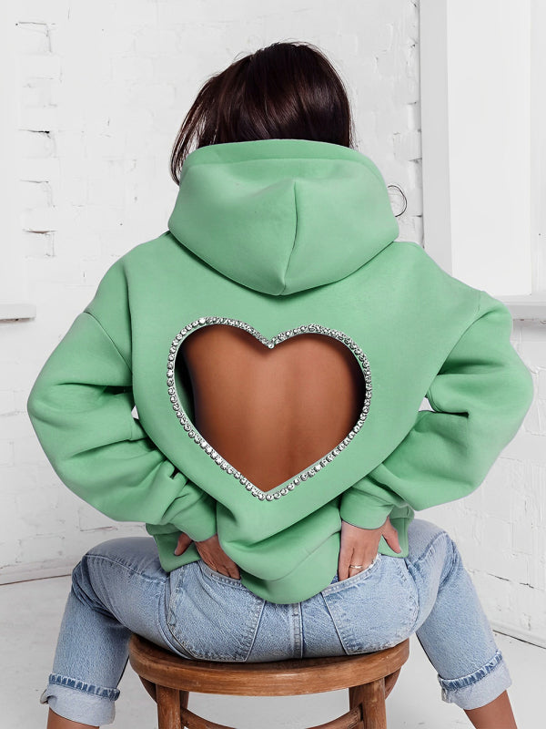 Women's Pullover Hooded Loose Fit Women's Sweatshirt