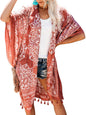 Women's Sexy Boho Print Vacation Beach Cover Up