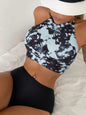 Women's Tie-Dye Print Two-Piece Swimsuit Set