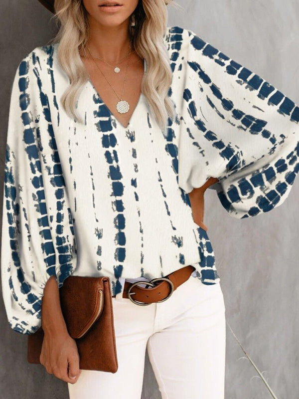 Women's Floral Long Sleeve Blouse