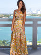 Women's Fashion Sling Print Beach Dress