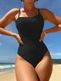 One piece swimsuit with chest pad sexy one piece swimsuit fashion ladies