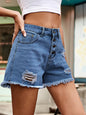 New style washed with holes to show thin denim casual shorts hot pants