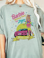 Barbie print letter print sports casual women's short-sleeved T-shirt