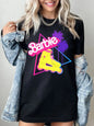 Barbie print letter print sports casual women's short-sleeved T-shirt