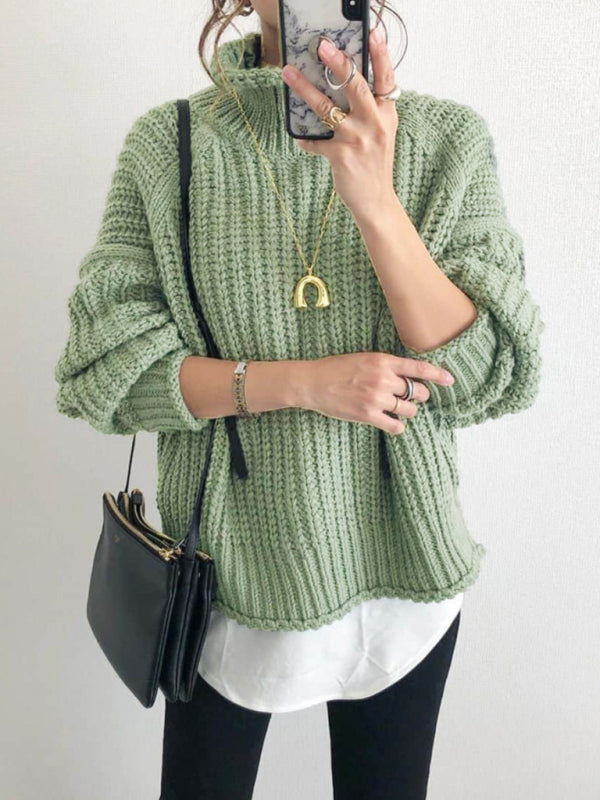 women's casual loose pullover sweater