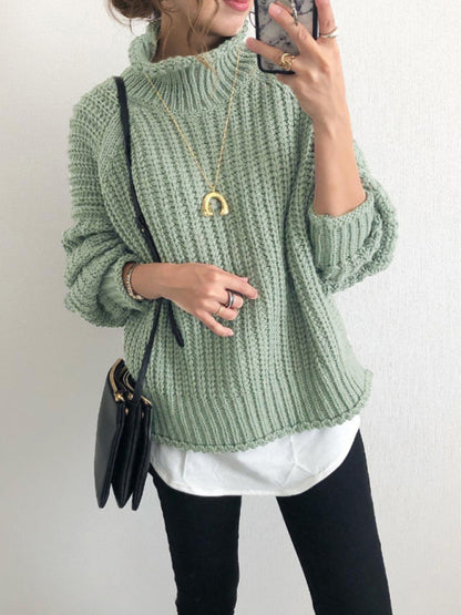 women's casual loose pullover sweater