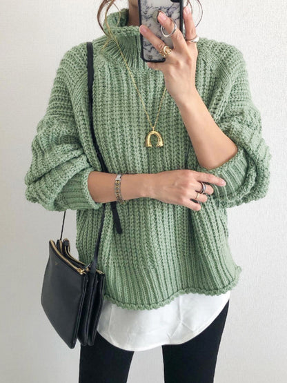 women's casual loose pullover sweater