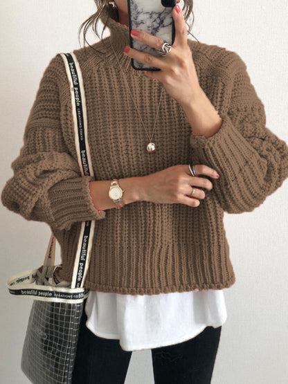 women's casual loose pullover sweater