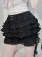 Lolita style cute cake culottes with multi-layered puffy panniers