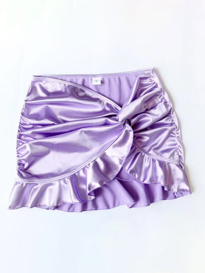 New women's clothing sweetheart hottie high-gloss fabric push-up sexy spa skirt bikini